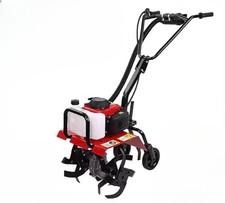 Micro Motocoltivatore Rotante Avviamento Elettrico Benzina Uso Domestico Quattro Tempi