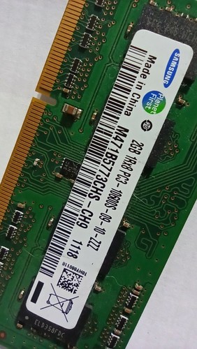 Ram memoria samsung 2gb ddr3 - memoria,