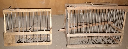 Trasportino gabbia legno - gabbia, in