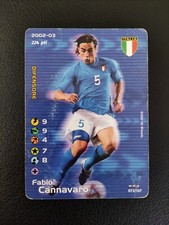 Fabio Cannavaro Football Champions Wizards 2002/2003 RARA NAZIONALE ITALIA 