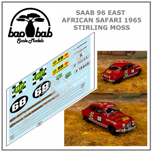 Calcas saab 96 east - 1/43,