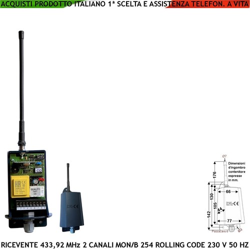 Ricevitore radio 433 mhz - ricevitore, 433,92