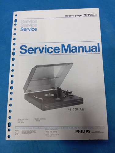 Giradischi philips 70fp780 - giradischi,