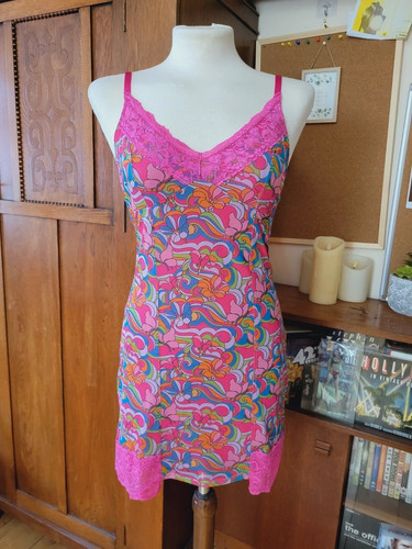 Abito slip pizzo psichedelico