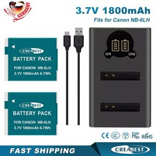 2x NB-6LH batteria e