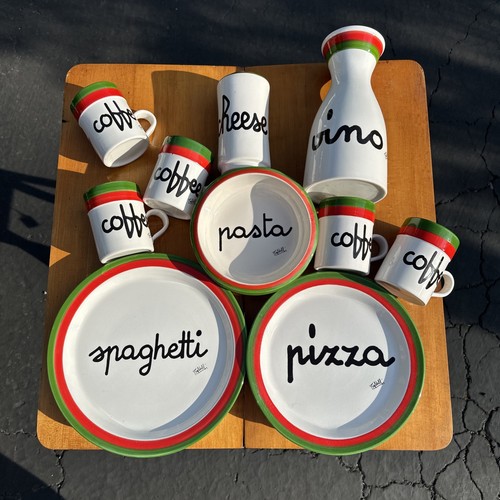 Baldelli italy pottery set - set, 13