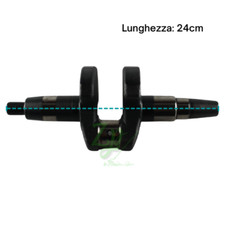 ALBERO MOTORE CONICO DIAMETRO 23mm VERSIONE MOTOZAPPA YANMAR KAMA L48 LA170