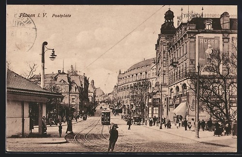 Cartolina plauen lotto - plauen, i.