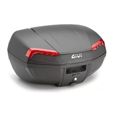 Valigia Bauletto Givi E46N Riviera monolock 46 lt nero con catadiottri rossi com