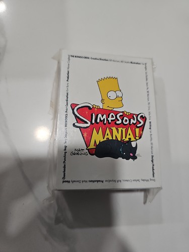 The simpsons mania card - card, set