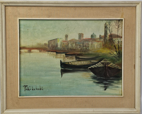 Quadro scorcio marina con - quadro,
