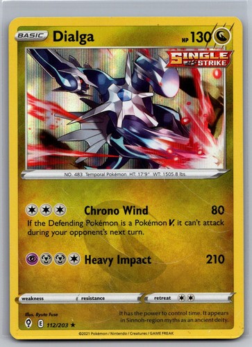Dialga 112 203 - holo, holo