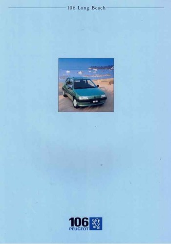 Catalogue brochure peugeot 106 - catalogue,