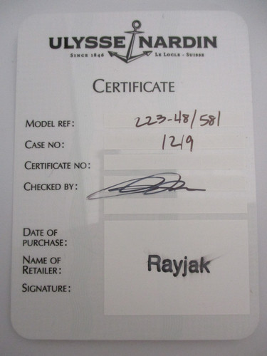 Ulysse nardin michelangelo utc - ulysse,