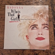 LP Madonna Who's That Girl Original Motion Picture Soundtrack 1-25611