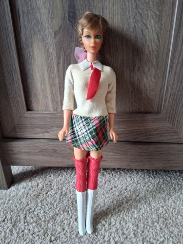 Barbie bruna vintage 1966 mod - vintage,