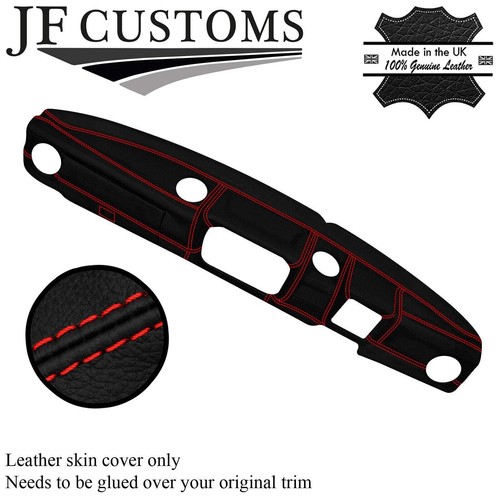 Red stitching dash dashboard - stitching,