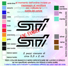 KIT 2 ADESIVI STI per pinze freno subaru BREMBO