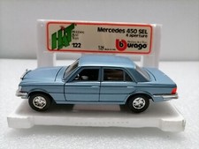 MERCEDES-BENZ 450 SEL - Cappello bburago vintage scala 1:24, Made in Italy 1977