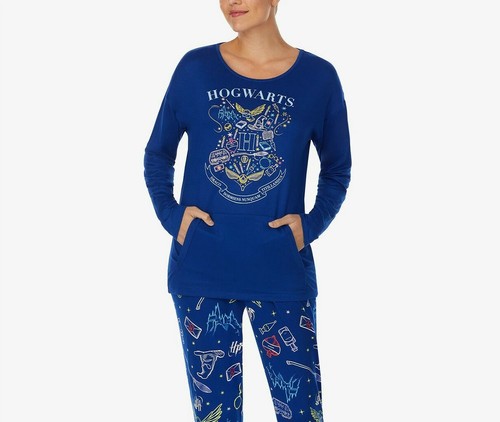 Pigiama donna harry - potter, blu