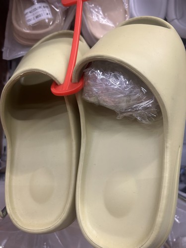 Ciabatte uomo slides - beige, in