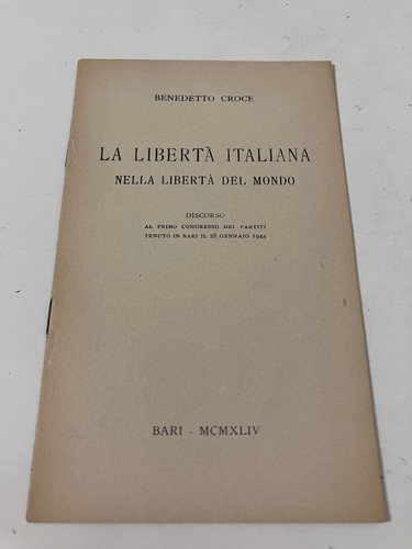 Libertà italiana nella - la,