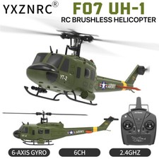 YUXIANG F07 UH-1 2.4G 6CH 6 Assi Giroscopio Posizionamento Flusso Ottico Elicottero RC