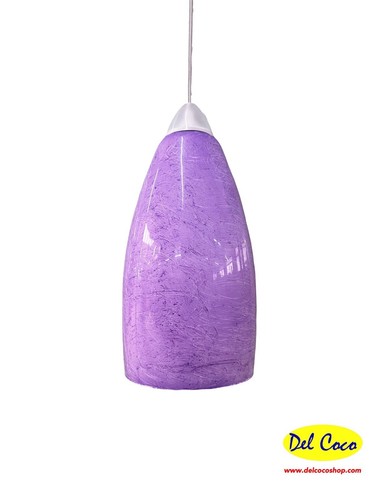 Lampadario campana viola - campana,