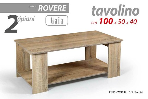 Tavolo tavolino gaia legno - tavolo, in