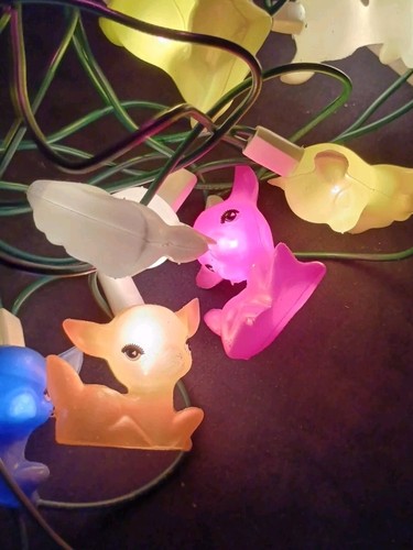 Luci natale piccole renne - 10,