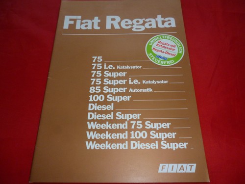 Fiat regata tipo 138 berlina - regata,