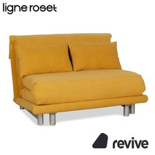 Ligne Roset Multy Tessuto Biposto Giallo Divano Letto Divano Neubezug