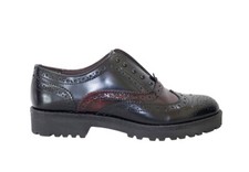 SCARPE INGLESINE FRANCESINE SLIPON DONNA MALLY PELLE NERO VERDE BORDO MADE ITALY