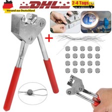 Pinza per sigilli pinza per sigilli in acciaio con 20x fili per sigilli e set di sigilli per piombo
