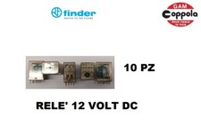 RELE' FINDER TYPE 54.13 12 VOLT DC 3 AMP. PER CIRCUITI STAMPATI CONF. 10 PEZZI