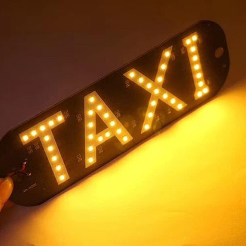 Luce superiore insegna taxi