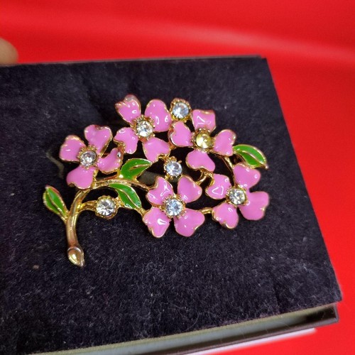 Spilla vintage con - , fiori
