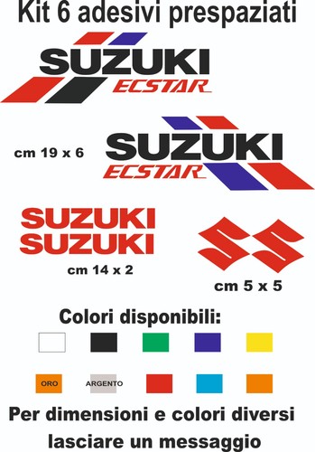 Adesivi suzuki ecstar - suzuki,