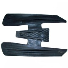 TAPPETO TAPPETINO CENTRALE PER PIAGGIO VESPA 50/90 SPECIAL NERO IN GOMMA MORBIDA