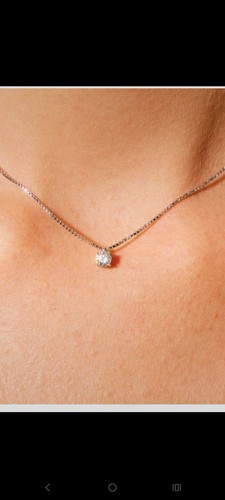 Collana argento 925 punto luce - collana,