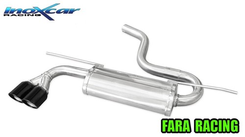 Scarico 2x80 race - x-race, black