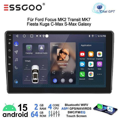 Autoradio android 2 64g - 9", 2+64g