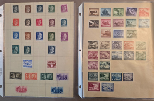 Collezione francobolli vintage