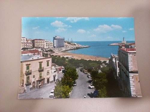 Cartolina vieste piazza - cartolina,