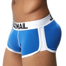 Boxer uomo JOCKMAIL sexy imbottito che migliora il culo slip rimovibile intimo convesso a U