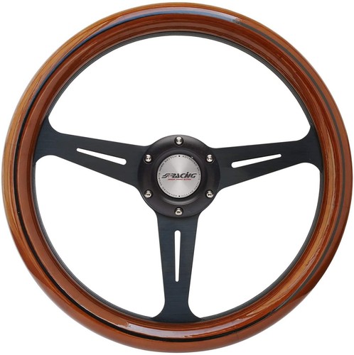 Volante sportivo vero legno