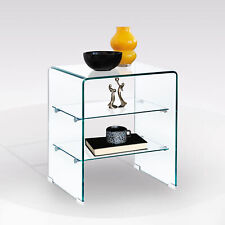 TAVOLINO IN VETRO TEMPERATO CM 50X40 H. 58