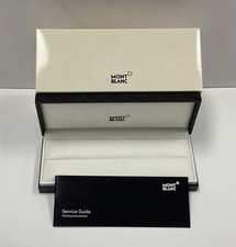 Autentico Montblanc Vuoto Penna Singola Espositore Confezione Regalo Astuccio con Guida Servizio