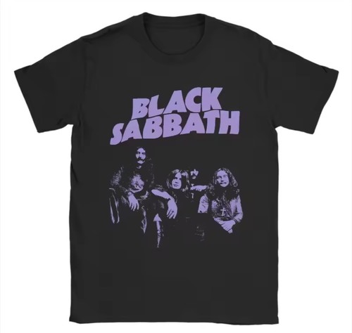 Maglietta black sabbath band - black,
