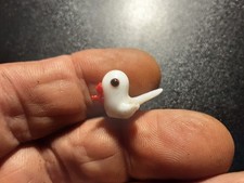 PICCOLO UCCELLINO IN VETRO DI MURANO ATTENZIONE BECCO DANNEGGIATO VEDI FOTO